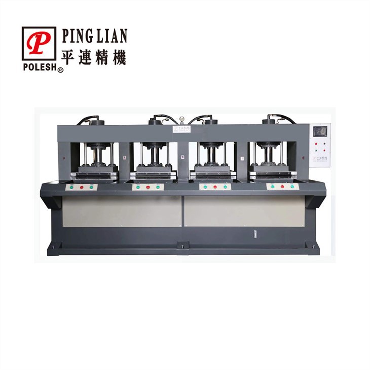 four stations hot prss machine sliding type